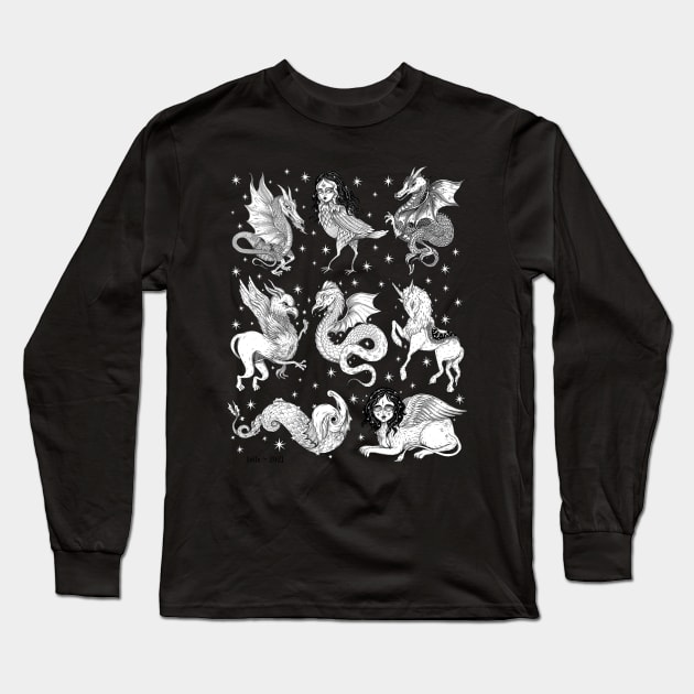 Bestiario Long Sleeve T-Shirt by lOll3